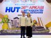 Tampil Serasi Pakai Batik, Bupati JG Bersama Istri Ny Rizya Ganda Davega Hadiri Welcom Dinner HUT APKASI