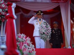 HUT Kemerdekaan RI ke 81, Bupati Joune Ganda Bertindak Sebagai Irup